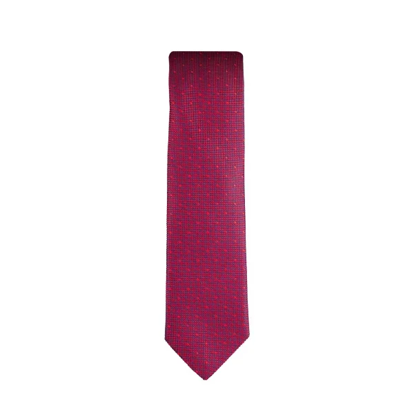 Purgundy Spotted Tie 8125