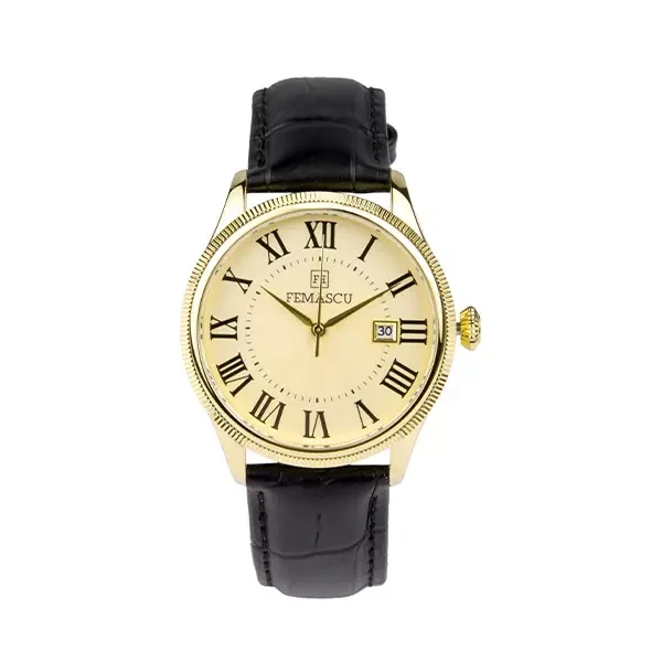 Brown Leather Watch 8402