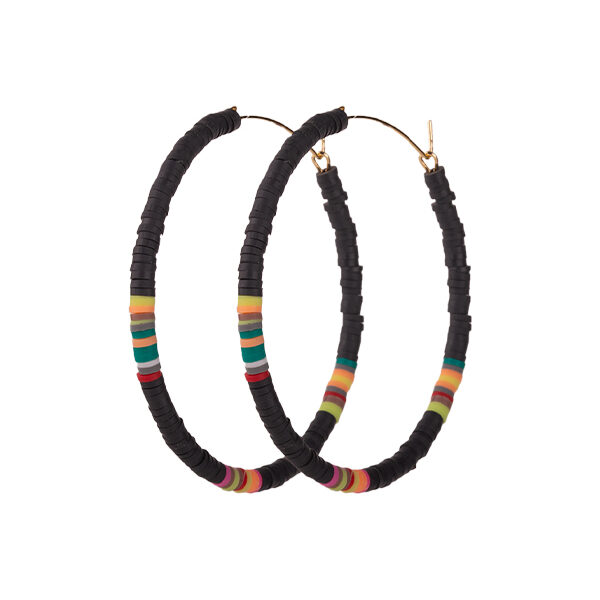 Colorfull Earring Black 8545