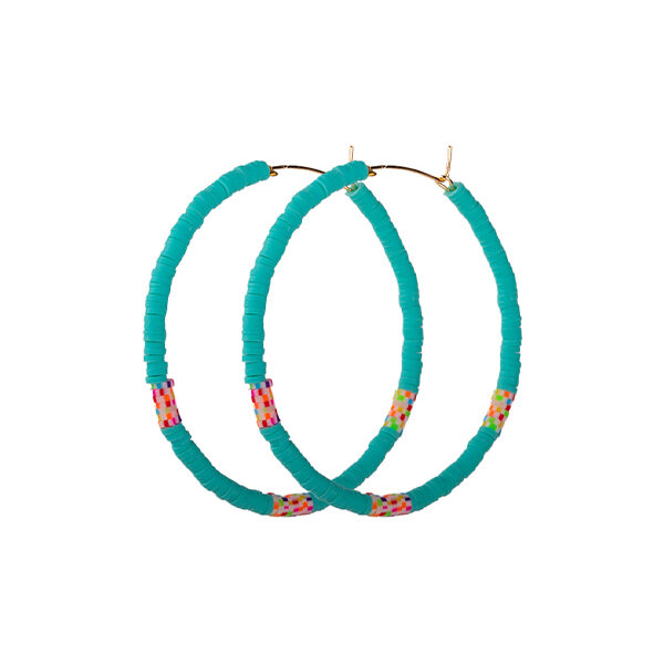 Renkli Küpe Bebek Mavisi 8552