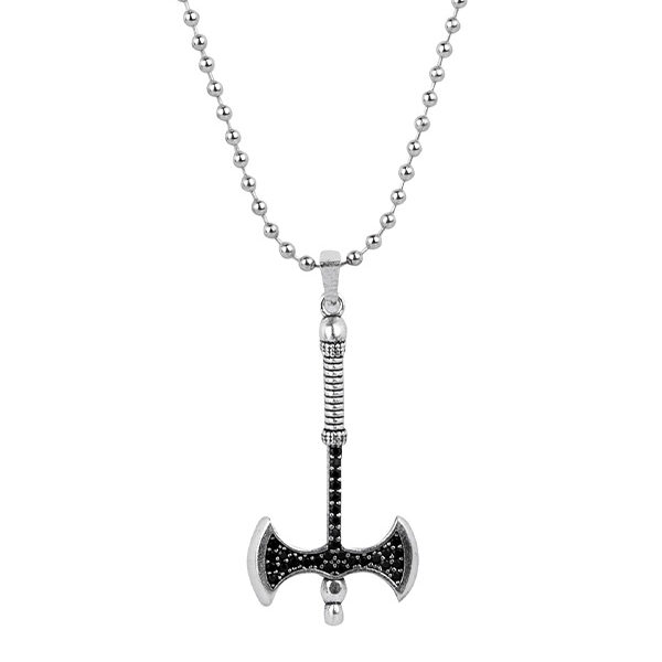 Necklace Antic Silver Men 8555