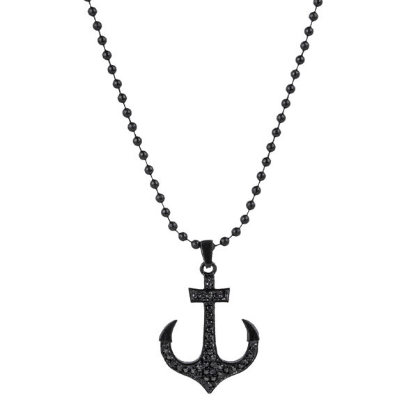 Necklace black Men 8559