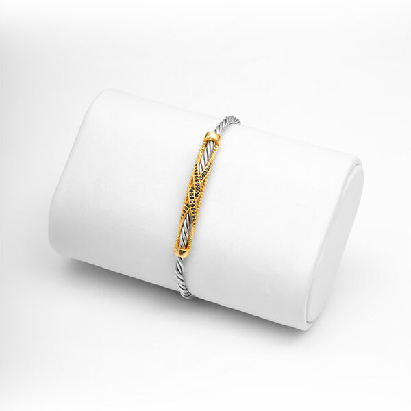 Altın 8660 ile Gümüş Bileklik